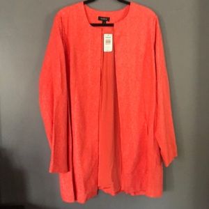 Torrid coral women’s plus size blazer